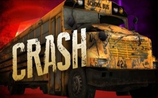 School Bus Driver Receives Minor Injuries in Bus Crash